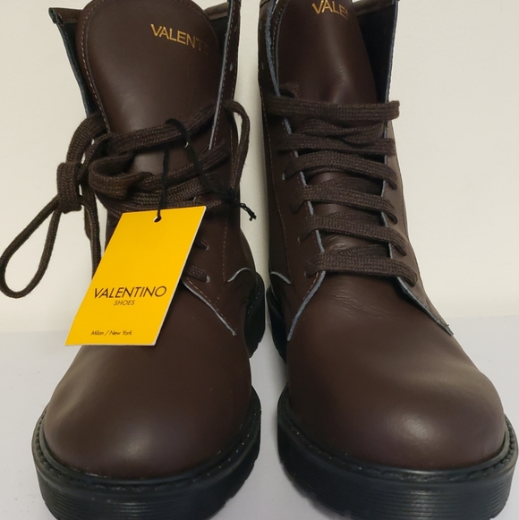 Valentino By Mario Valentino Shoes - Valentino By Marip Valentino Combat Boots Womens